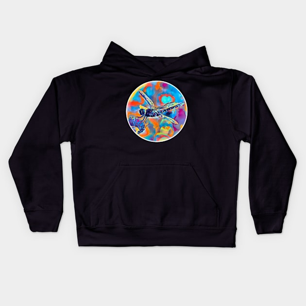 dragonfly Kids Hoodie by UMF - Fwo Faces Frog